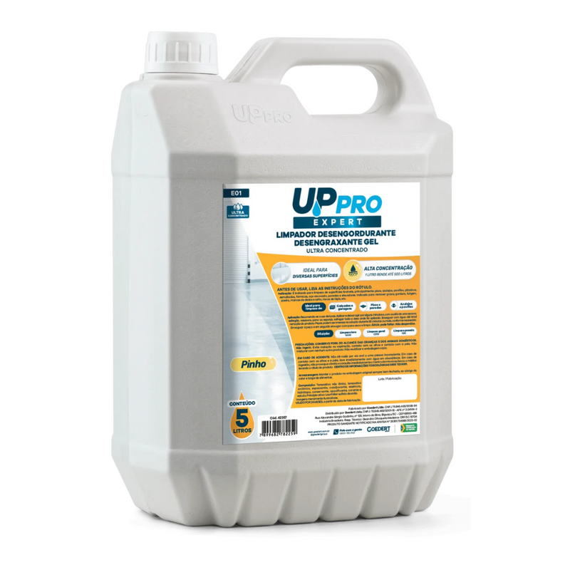 Limpador Desengordurante e Desengraxante Gel Concentrado 5L - Nobre