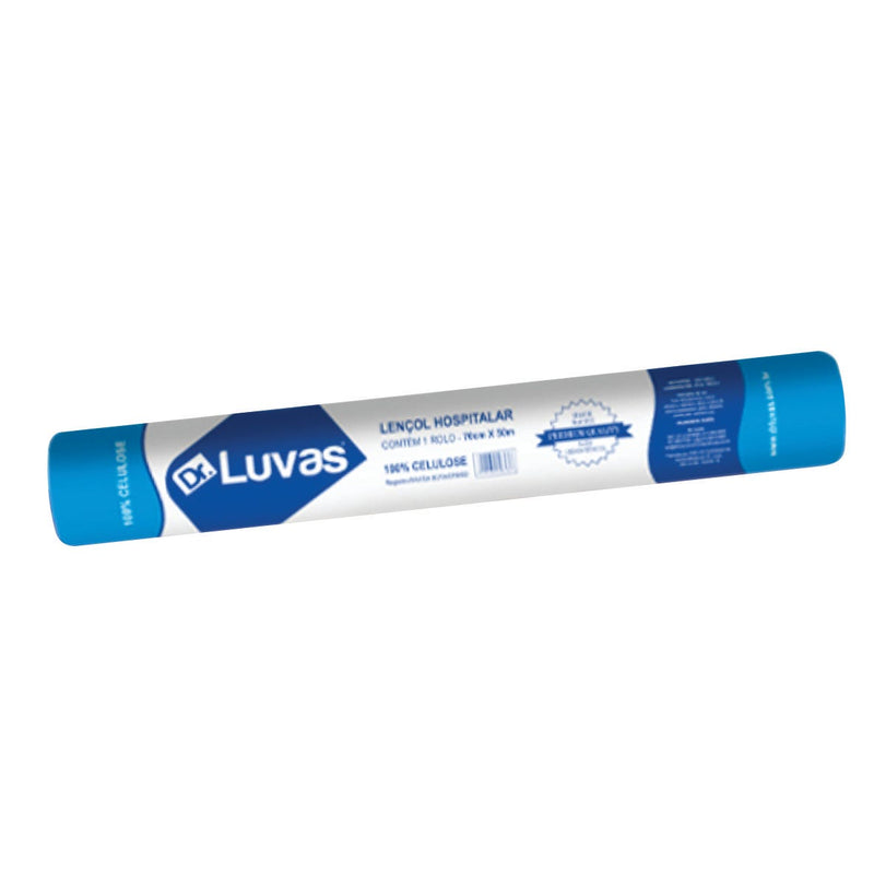 Lençol de Papel 50cmx50m 100% Celulose - Dr. Luvas