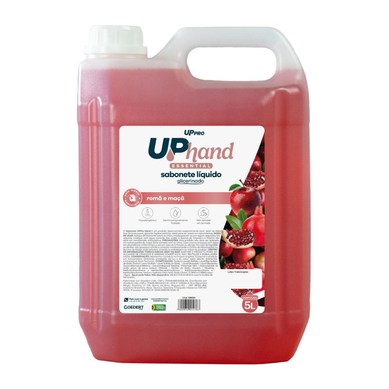 Sabonete Líquido Glicerinado 5l Romã e Maçã - Up Pro Nobre