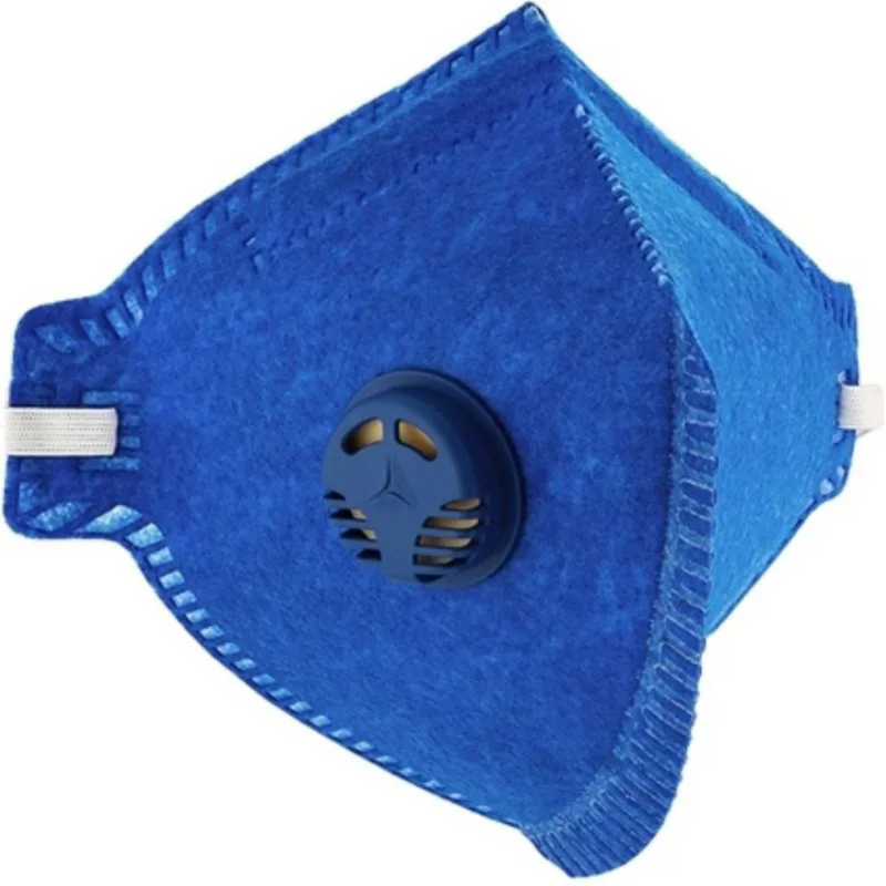 Máscara De Proteção KN95 PFF2 Com Válvula Azul - Supermedy