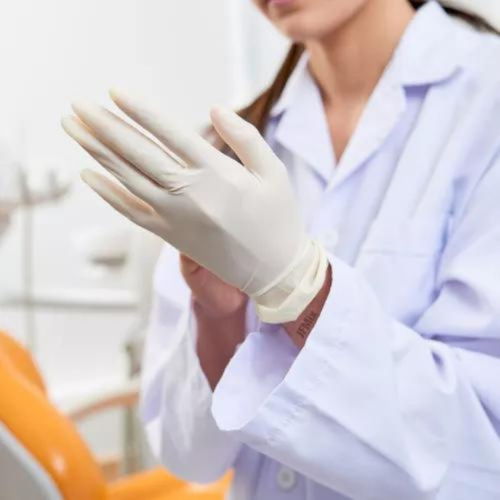 Luva de Látex Branca Com Pó 100un - Inoven