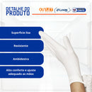 Luva de Procedimento Látex Branca Com Pó 100un - Descarpack