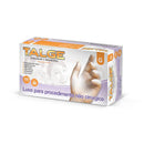 Luva de Procedimento Vinil Transparente Sem Pó 100un - Talge