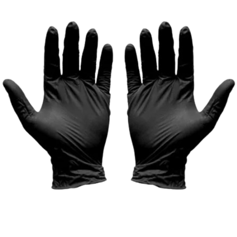 Luva Vinilplus Preta Sem Pó 100un - Talge