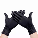 Luva Nitrílica Preta Sem Pó 100un  Talge