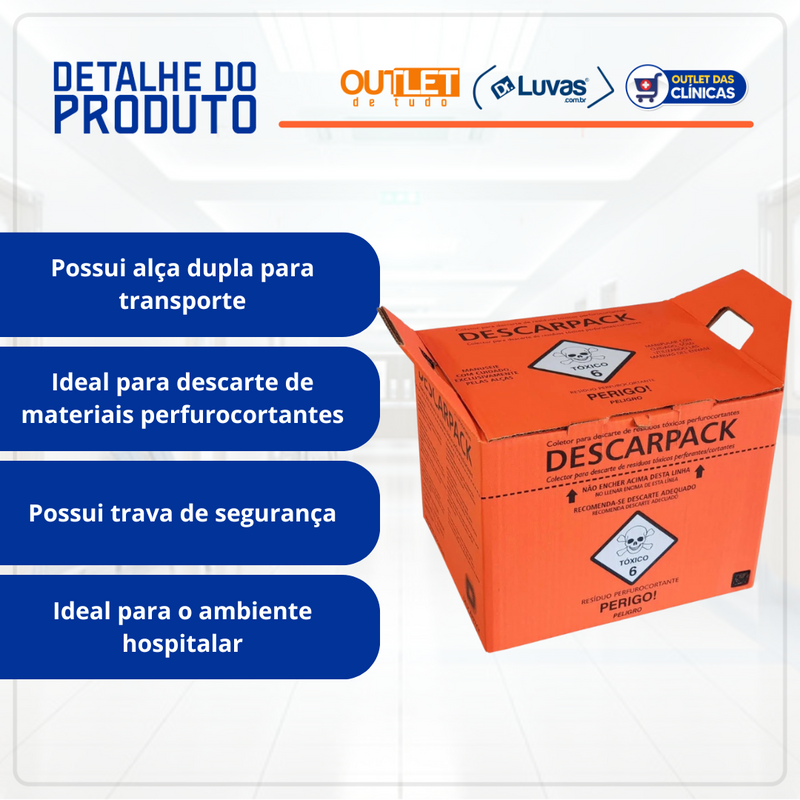 Caixa Coletora Para Resíduos Químicos - Descarpack