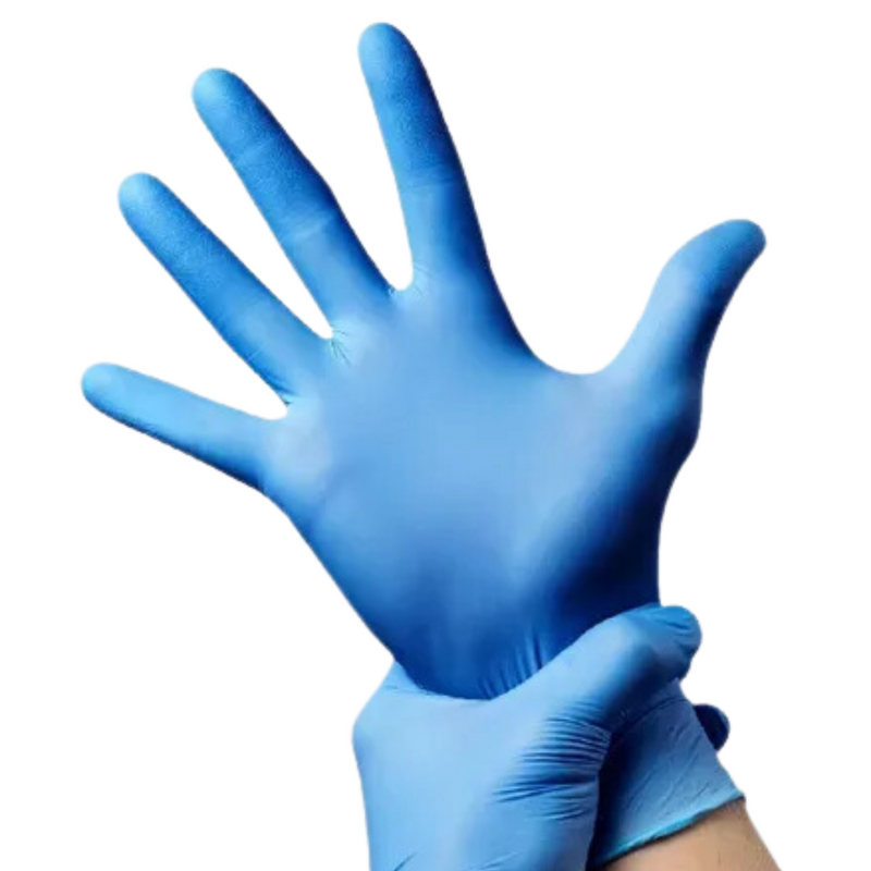 Luva Nitrílica Azul Sem Pó 100un - Talge