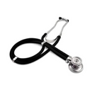 Estetoscópio Rappaport Duplo Preto - Supermedy