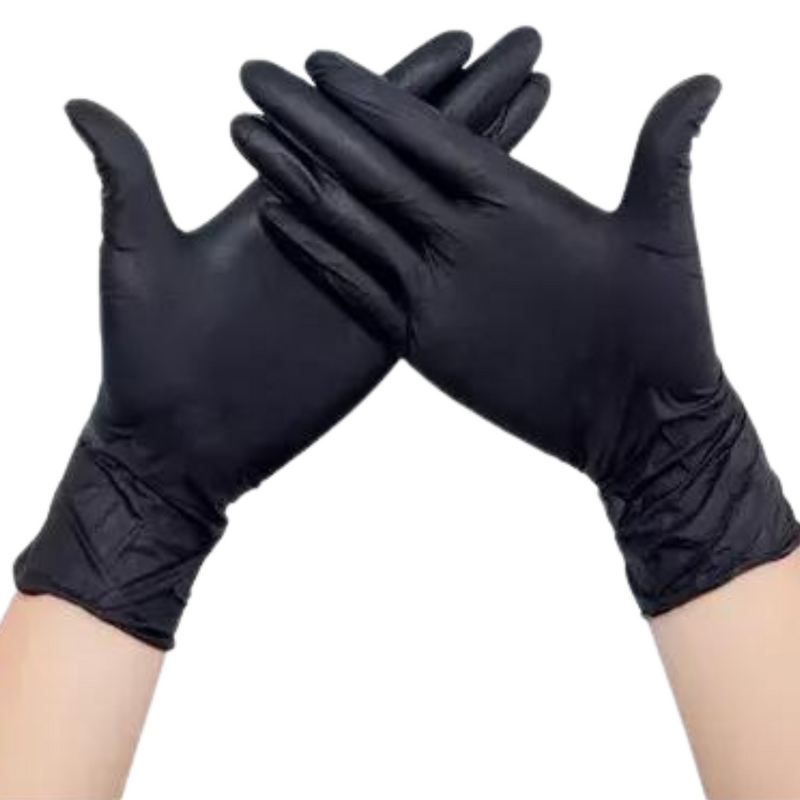 Luva Vinilplus Preta Sem Pó 100un - Talge