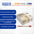 Seringa De Insulina Com Agulha Fixa 1ml 8x0,30mm 100un - Descarpack