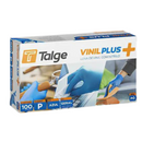 Luva Vinilplus Azul Sem Pó 100un - Talge