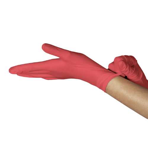 Luva de Procedimento Látex Vermelha Com Pó 100un - Unigloves