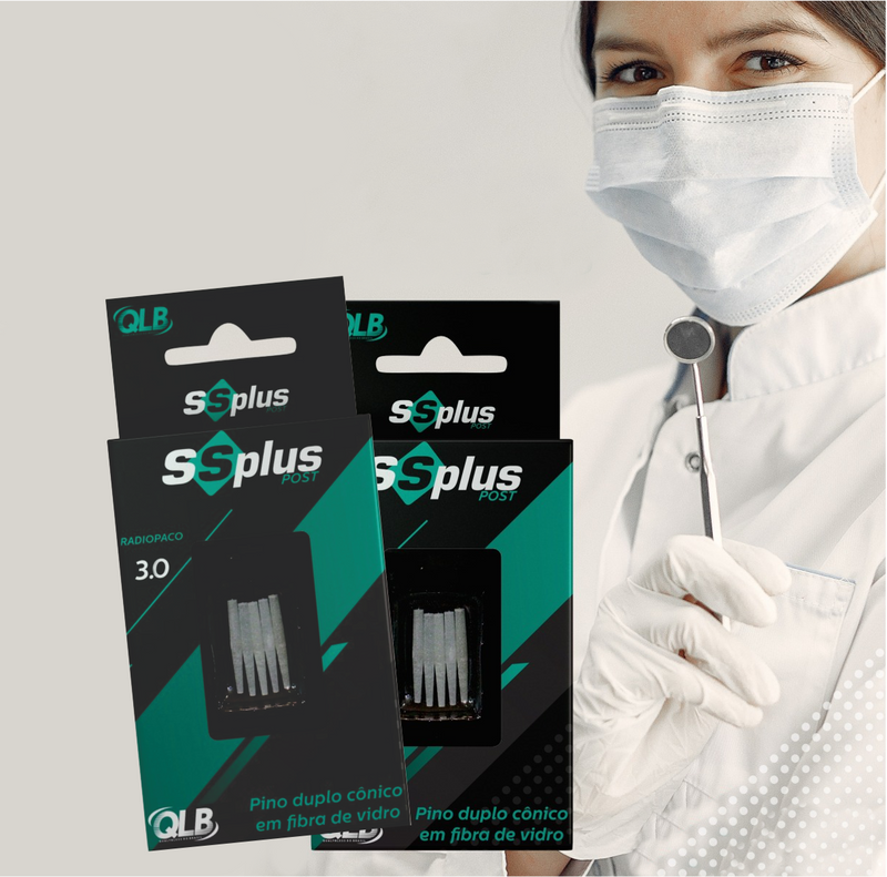 Pino de Fibra Cônico Post - SSPlus