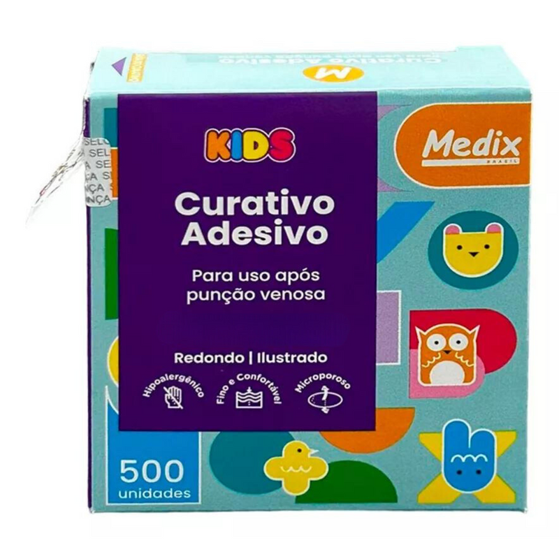 Curativo Redondo Kids 500un - Medix