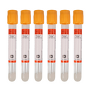 Tubo Para Coleta de Sangue Soro Gel 5ml Amarelo Ouro 100un - Descarpack