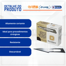 Lâmina de Bisturi Aço Carbono 100un - Descarpack