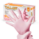 Luva Nitrílica Rosa Sem Pó 100un - Talge