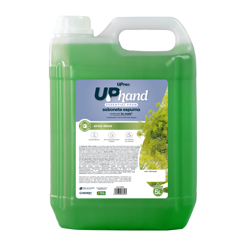 Sabonete De Espuma Erva Doce 5L - Up Pro Nobre