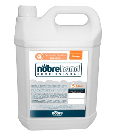 Sabonete Líquido Espumante Concentrado 5l Pêssego - Nobre