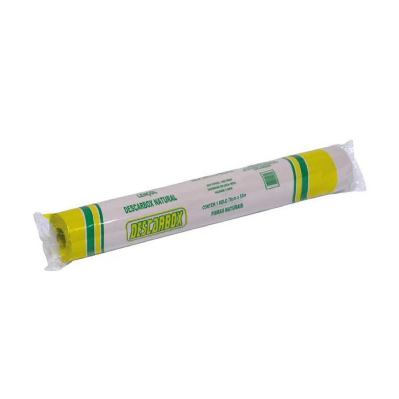 Lençol de Papel Natural 70cm x 50m - Descarbox