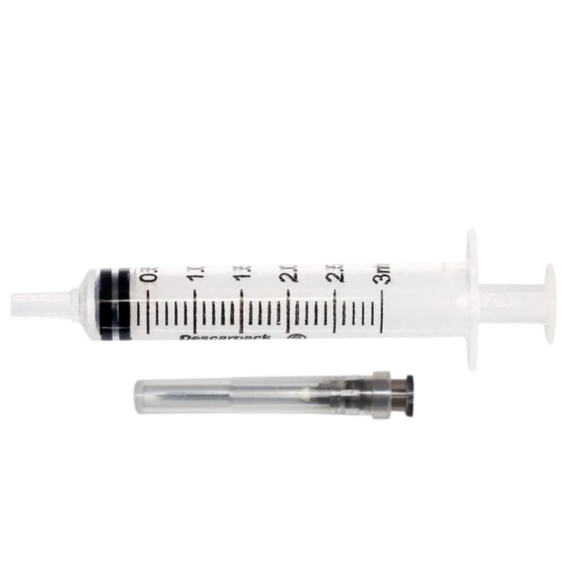 Seringa 3ml Com Agulha 25x0,7cm 100un -  Descarpack