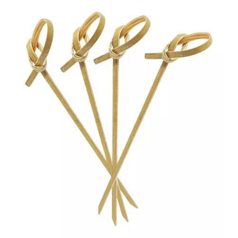 Espeto de Bambu Para Aperitivo 9cm 50un  - Inoven