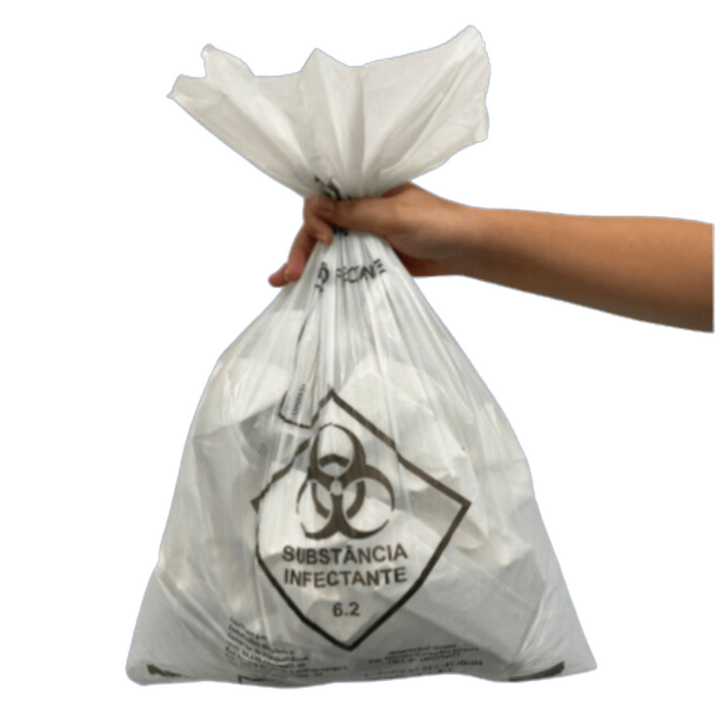 Saco de Lixo Hospitalar 20 Litros 100un - Dr. Luvas