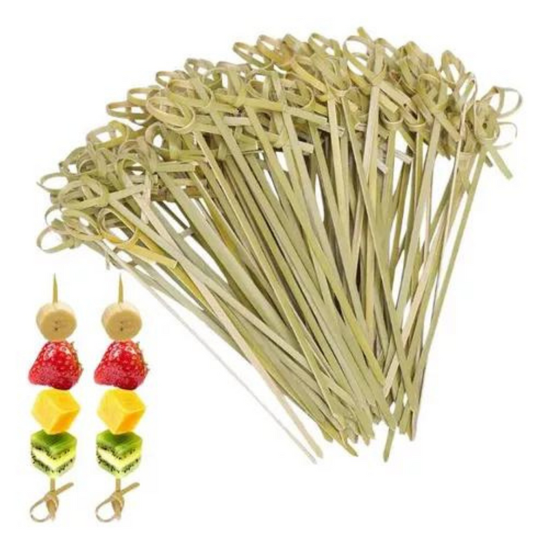 Espeto de Bambu Para Aperitivo 9cm 50un  - Inoven