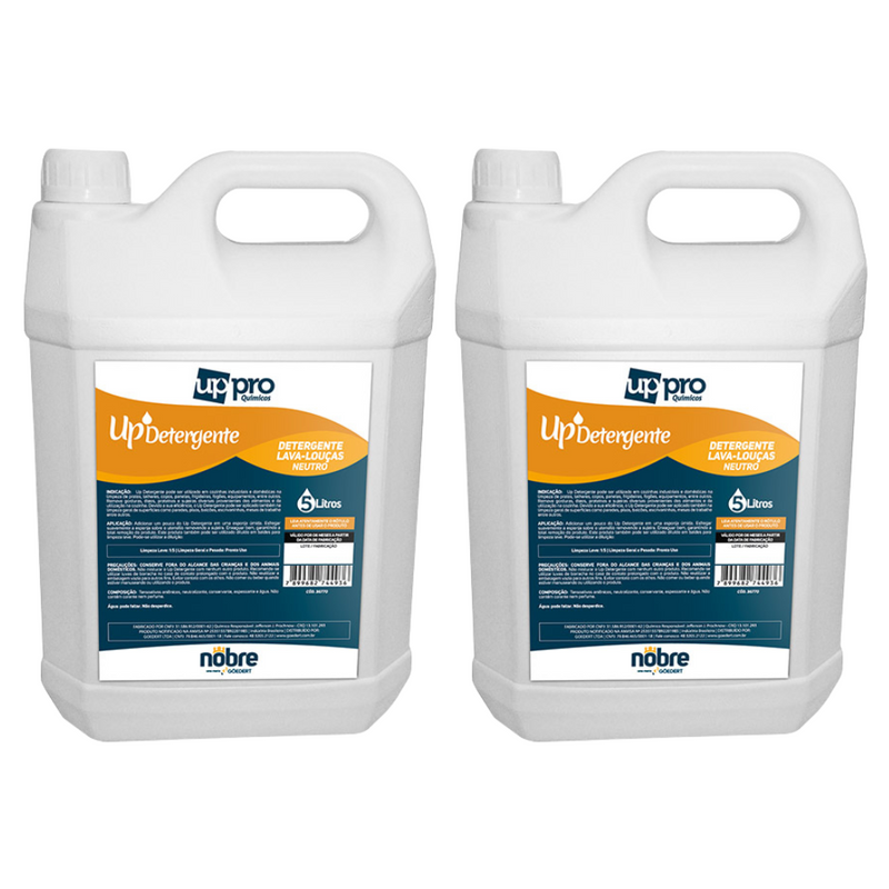 Detergente Para Lavar Louças Concentrado Neutro 5L - Nobre