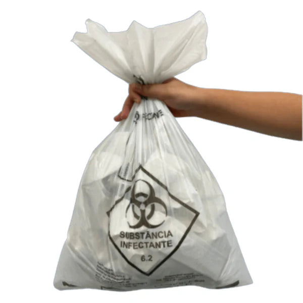 Saco de Lixo Hospitalar 60 Litros 100un - Dr. Luvas