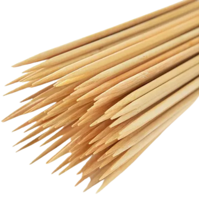 Espeto De Churrasco Bambu A Granel 30cm 1000un - Inoven