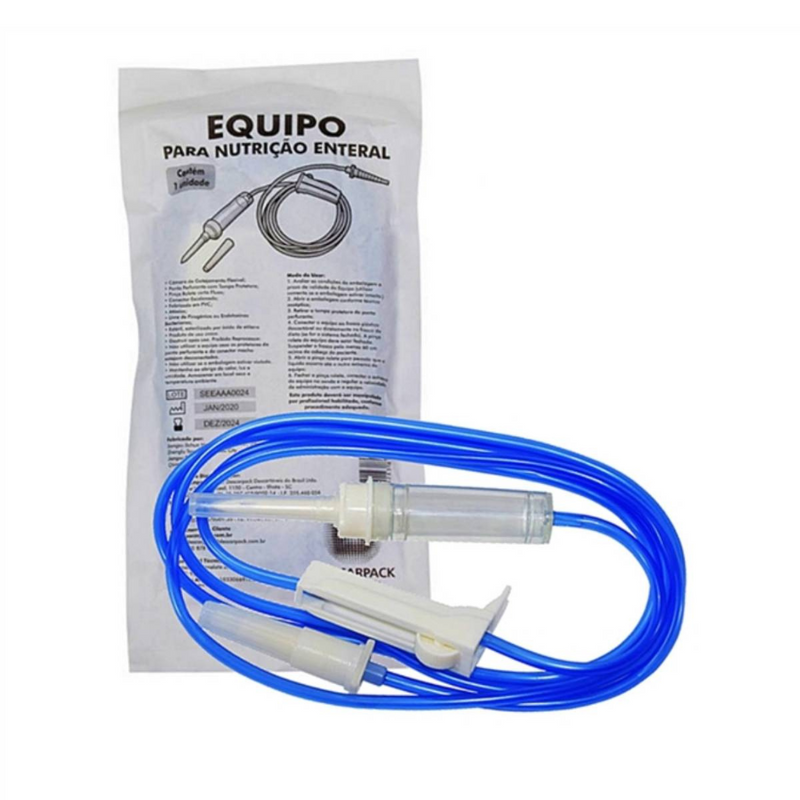 Equipo Para Nutrição Enteral Luer Slip 10un - Descarpack