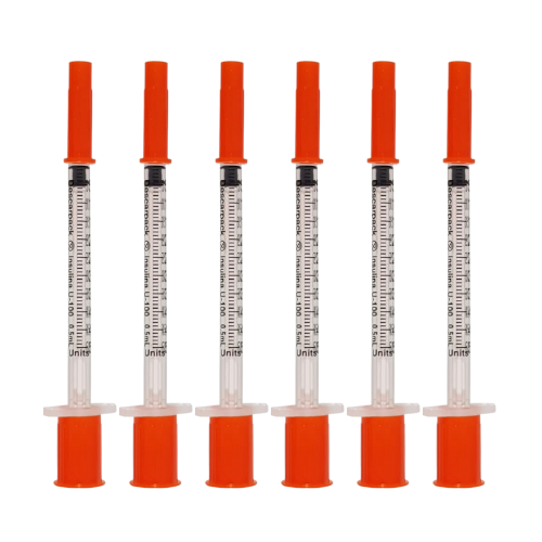 Seringa De Insulina Com Agulha Fixa 1ml 8x0,30mm 100un - Descarpack