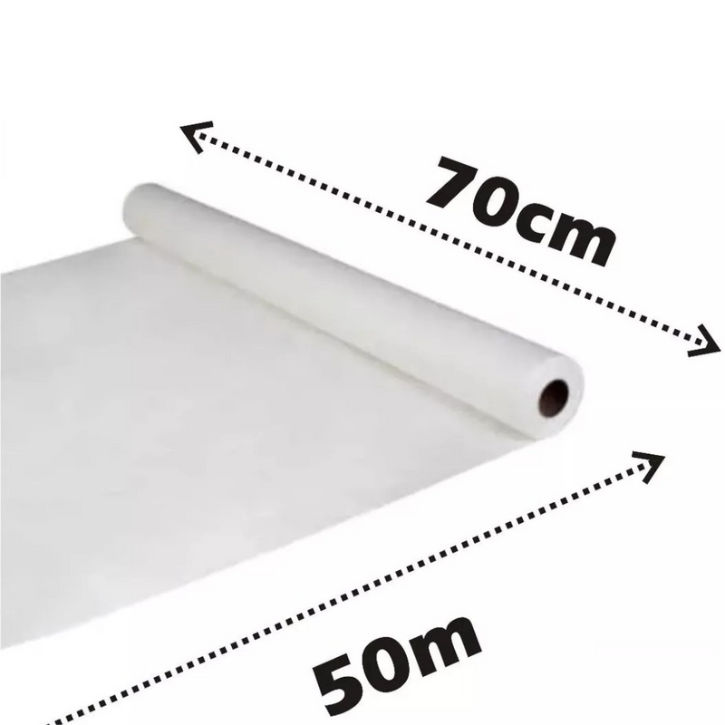 Lençol de Papel Natural 70cm x 50m - Descarbox
