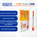 Seringa De Insulina Com Agulha Fixa 0,5ml 6x0,25mm 10un - Descarpack