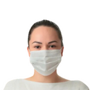 Máscara Cirúrgica Tripla Branca Com Elástico 50un - Medix