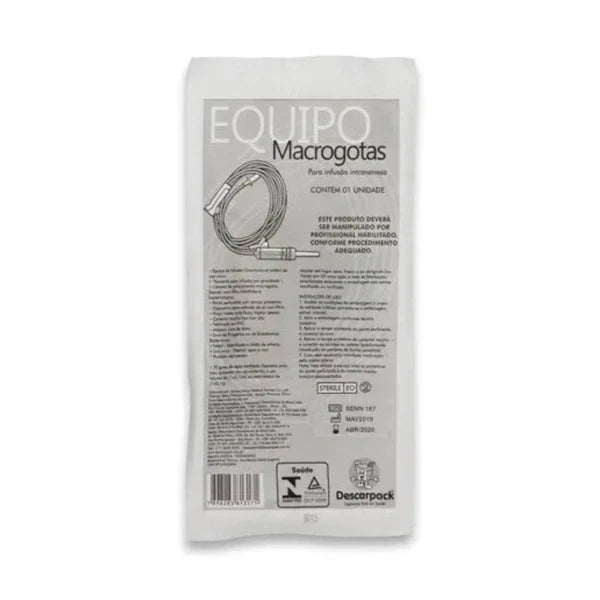 Equipo Macrogotas Luer Lock Completo - Descarpack