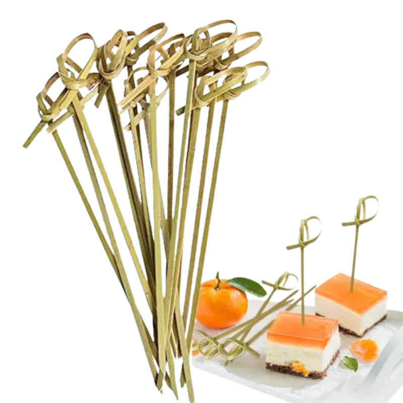 Espeto de Bambu Para Aperitivo 15cm 50un - Inoven