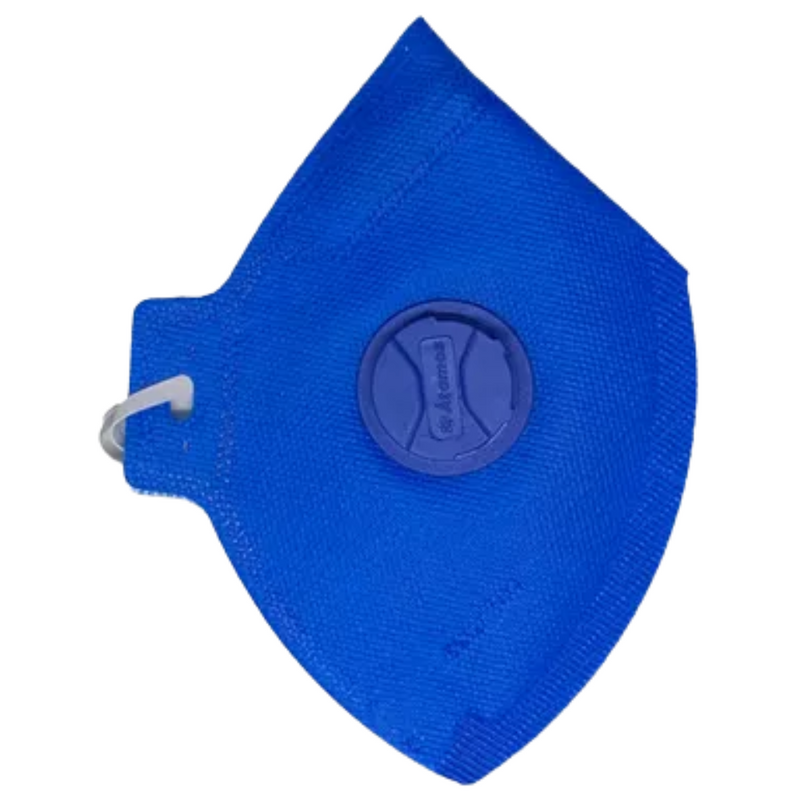 Máscara De Proteção KN95 PFF2 Com Válvula Azul - Supermedy