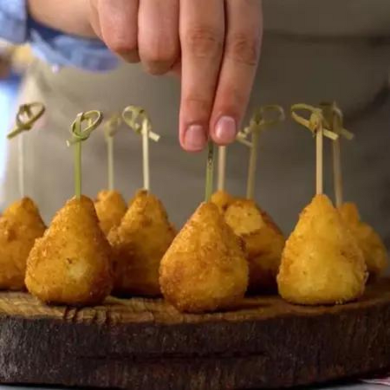 Espeto de Bambu Para Aperitivo 9cm 50un  - Inoven