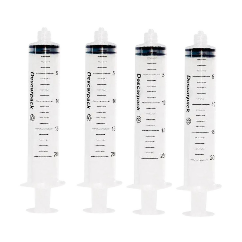 Seringa Descartável 20ml Luer Lock 50un - Descarpack