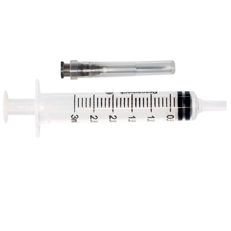 Seringa 3ml Com Agulha 25x0,7cm 100un -  Descarpack