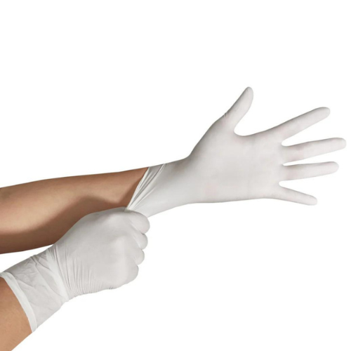Luva de Látex Branca Com Pó 100un - Inoven