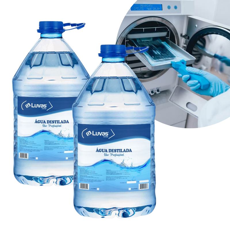 Água Destilada 5 Litros - Dr. Luvas