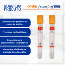 Tubo Para Coleta de Sangue Soro Gel 5ml Amarelo Ouro 100un - Descarpack