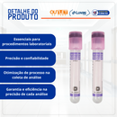 Tubo Para Coleta de Sangue EDTA K3 4ml Roxo 100un - Descarpack
