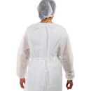 Avental Descartável Manga Longa Branco 10un - Vabene