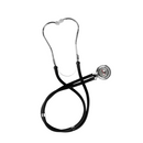 Estetoscópio Rappaport Duplo Preto - Supermedy