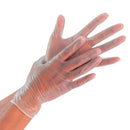 Luva de Procedimento Vinil Transparente Sem Pó 100un - Talge