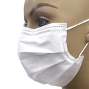 Máscara Cirúrgica Tripla Branca Com Elástico 50un - Inoven